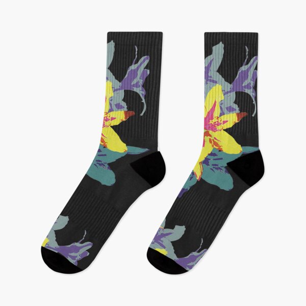 Item preview, Abstract Flowers Neon Pop Art  designed and sold by Trixiloo.
