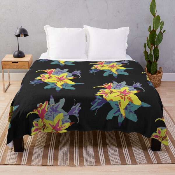 Item preview, Abstract Flowers Neon Pop Art  designed and sold by Trixiloo.