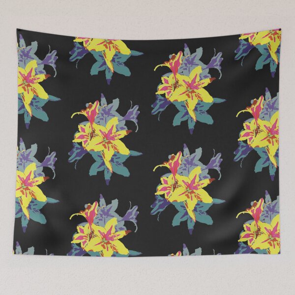 Item preview, Abstract Flowers Neon Pop Art  designed and sold by Trixiloo.