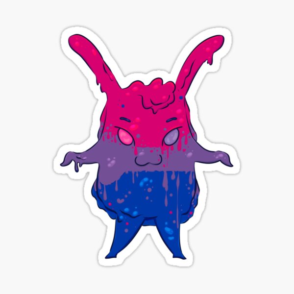 Rokilo Jelly Monster - Bi Flag Sticker