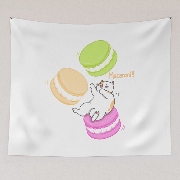 Item preview, Cat and Macaron designed and sold by Kimprut.