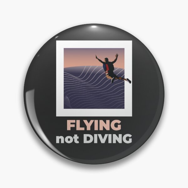 Item preview, "FLYING not DIVING" T-shirts designed and sold by Voltryic.