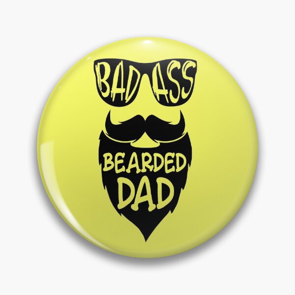 Item preview, Badass Bearded Dad - Fathers Day designed and sold by VikGen.
