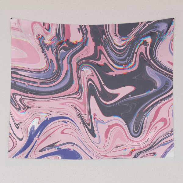 Aperçu de l'œuvre Back Alley Teen (Glitchy Liquid Marble # 3) créée et vendue par TheBeeShoppe.
