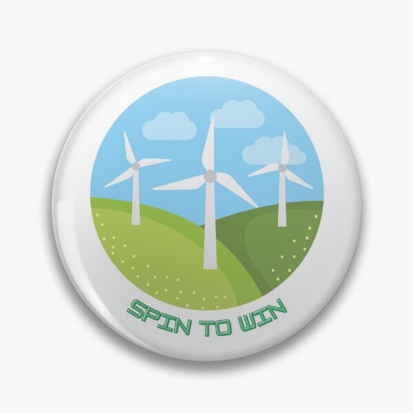 Item preview, Spin To Win, Renewable Energy designed and sold by InfiniteeShop.