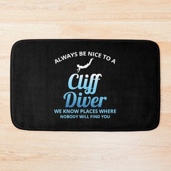 Item preview, Cliff Diving Tombstoning Base Jumping Extreme Sports Funny designed and sold by CuteDesigns1.