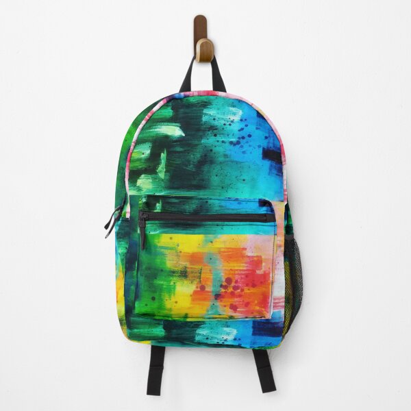 Item preview, Abstract Art: Rainbow Brushstrokes + Splatter Paint + Imagination designed and sold by VONTARIA.