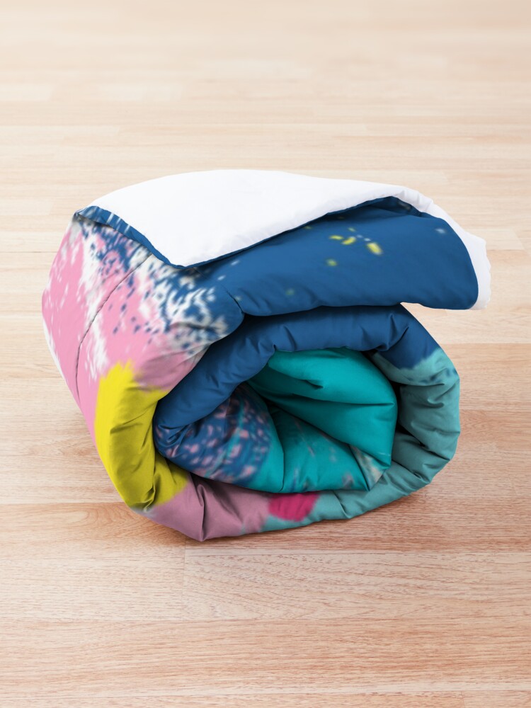 Alternate view of Bright Beautiful Brushstrokes Comforter