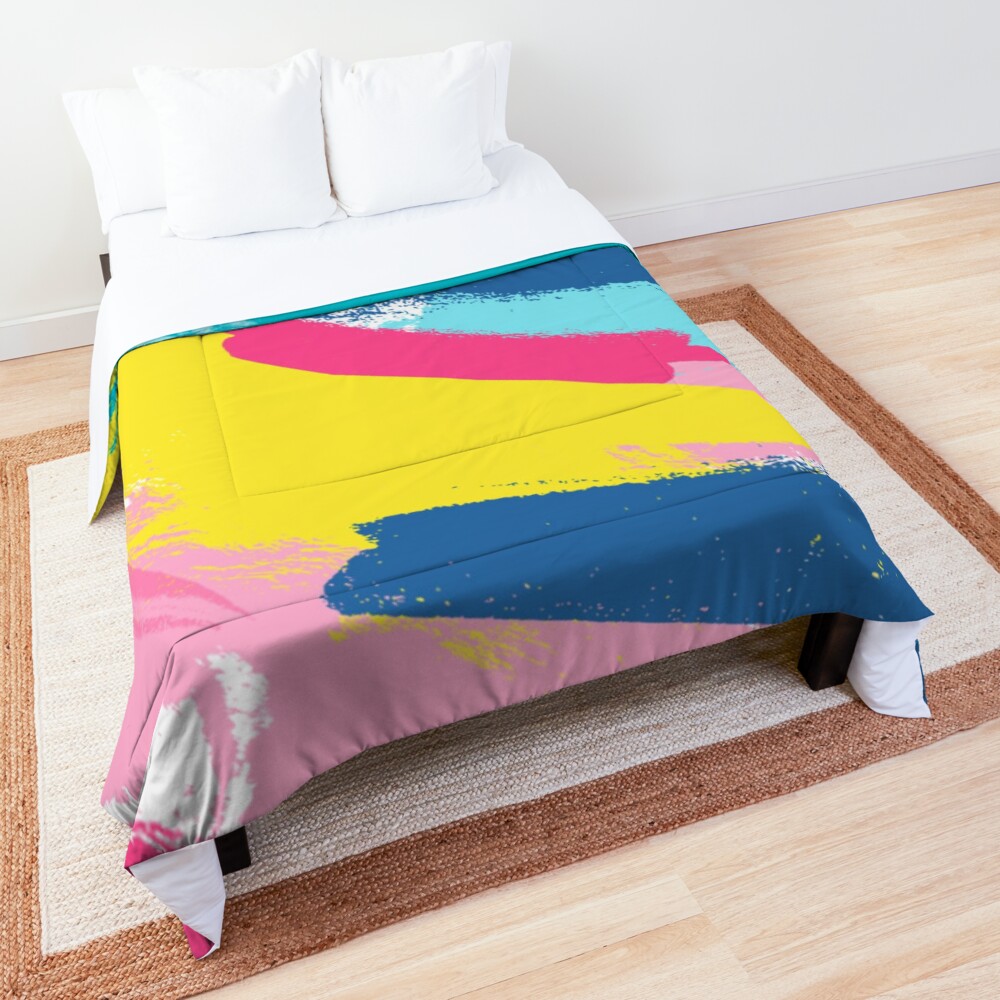 Bright Beautiful Brushstrokes Comforter