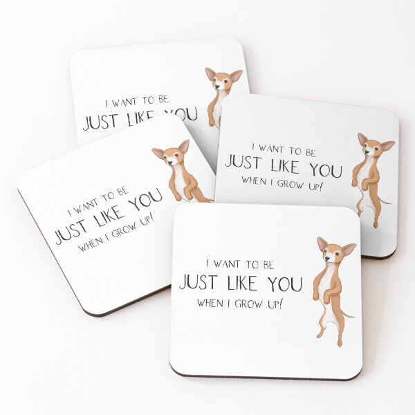 Item preview, Chihuahua Father's Day, I want to be just like you when I grow up! designed and sold by ElysianCreation.