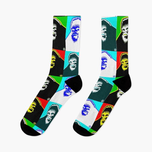 Item preview, Retro Bigfoot Sasquatch Pop Art Painting Style Angry Mad Monster Yeti Beast  designed and sold by NationalCryptid.