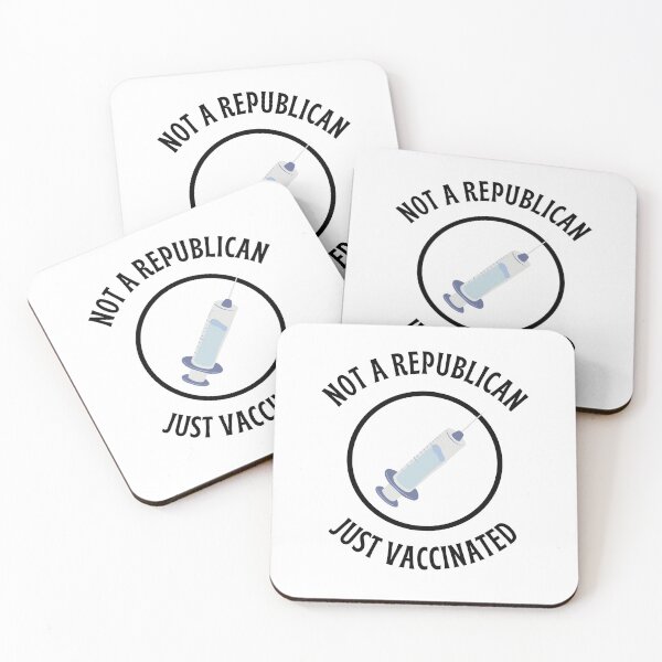 Item preview, Not a Republican Just Vaccinated designed and sold by HDTees4U.