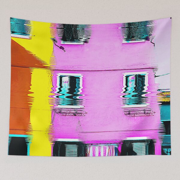Item preview, Portugal Painting Vaporwave Glitch Art designed and sold by glitchhub.
