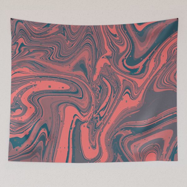 Aperçu de l'œuvre Game Over (Glitchy Liquid Marble #9) créée et vendue par TheBeeShoppe.