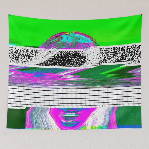 Item preview, Glitch Girl Trippy Glitch Art 02 designed and sold by glitchhub.