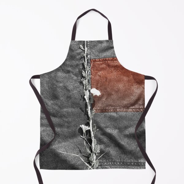 Item preview, Plant on gray leather with brown patch designed and sold by CatCarrot.