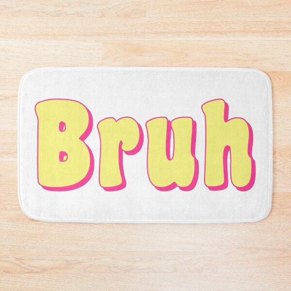 Item preview, Bruh - pink and yellow designed and sold by synthesizer.
