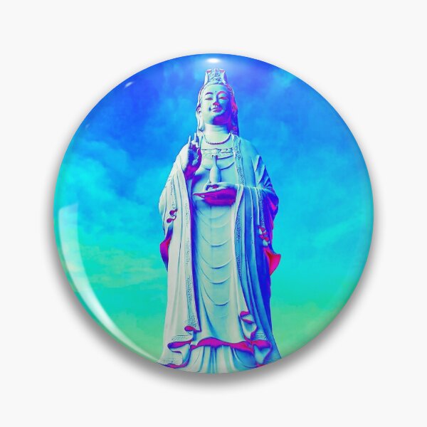 Item preview, Vietnam Buddha Statue Glitch Art designed and sold by glitchhub.