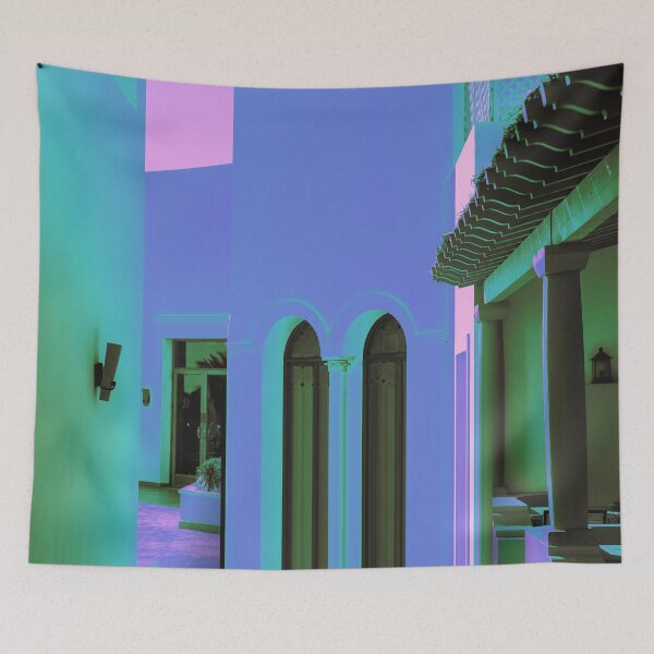 Item preview, Moroccan Villa Vaporwave Glitch Art designed and sold by glitchhub.
