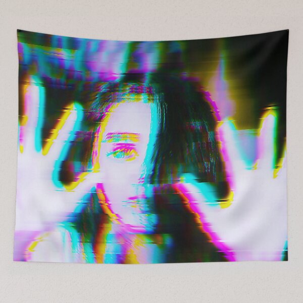 Item preview, Glitch Girl Trippy Glitch Art designed and sold by glitchhub.