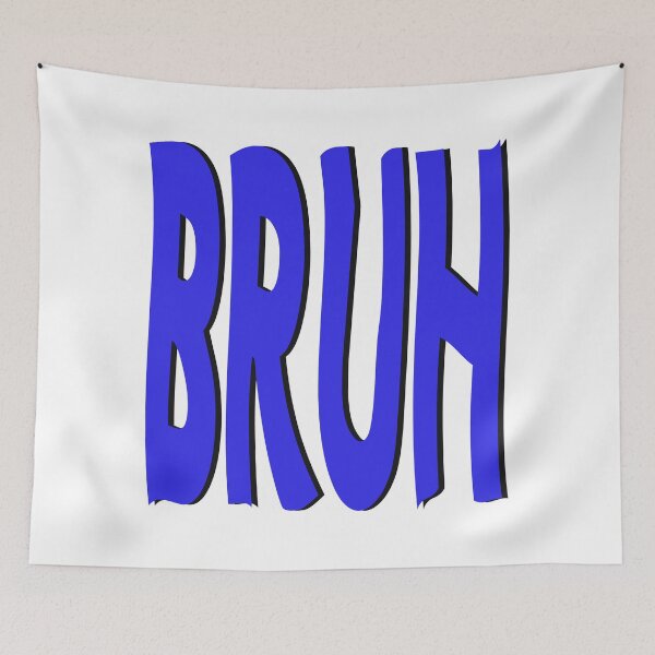 Item preview, Bruh - black and blue designed and sold by synthesizer.