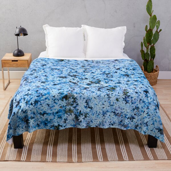 Item preview, Creeping Flowers, Baby Blue, Beautiful Blooms designed and sold by 10pmCreations.