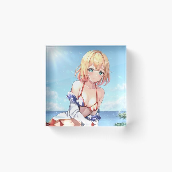American Bikini Acrylic Block