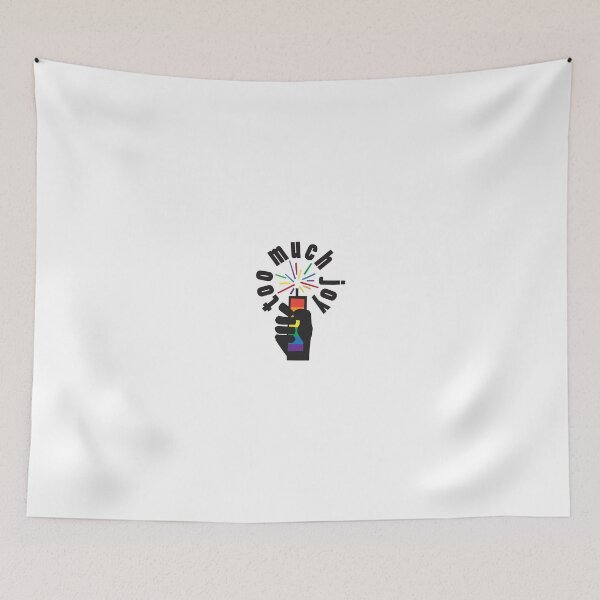Item preview, TMJ Pride Logo (white background) designed and sold by TooMuchJoy.