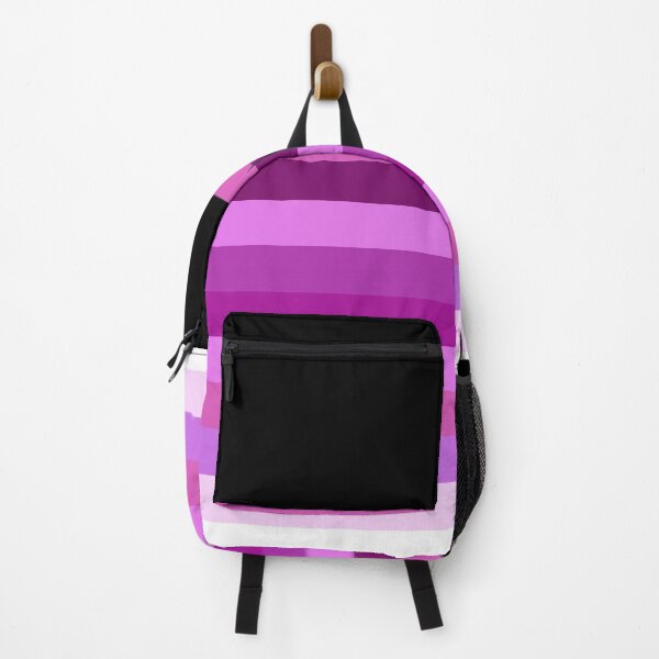 Item preview, Seamless striped pattern black with different shades of purple designed and sold by seelya83.