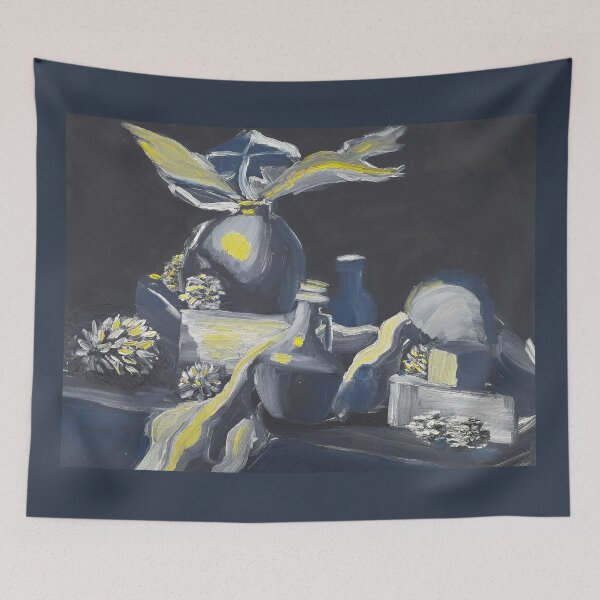 Item preview, STILL LIFE WITH PLANTS PAINTING designed and sold by Ruby Mendiola.
