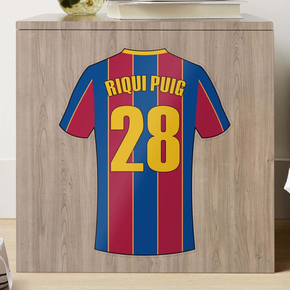 Riqui Puig Barcelona football jersey number | Sticker