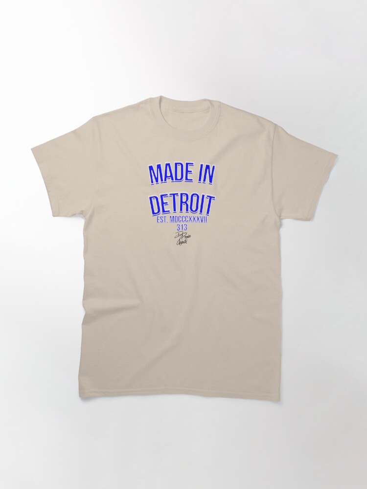 deadmansupplyco Vintage Baseball - Detroit Tigers (Orange Detroit Wordmark) Long Sleeve T-Shirt