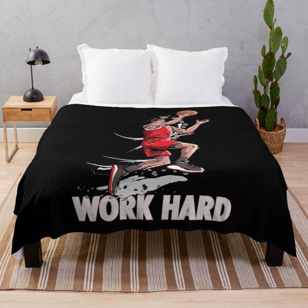 Item preview, Work Hard basketball motivation quote designed and sold by FalkDania.