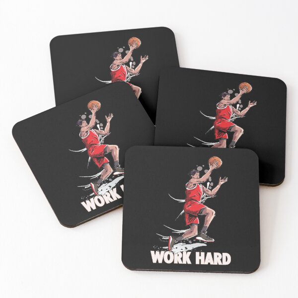 Item preview, Work Hard basketball motivation quote designed and sold by FalkDania.