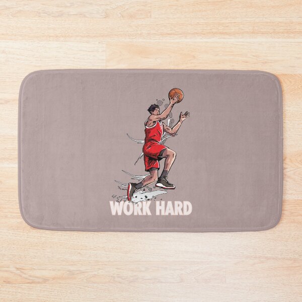 Item preview, Work Hard basketball motivation quote designed and sold by FalkDania.