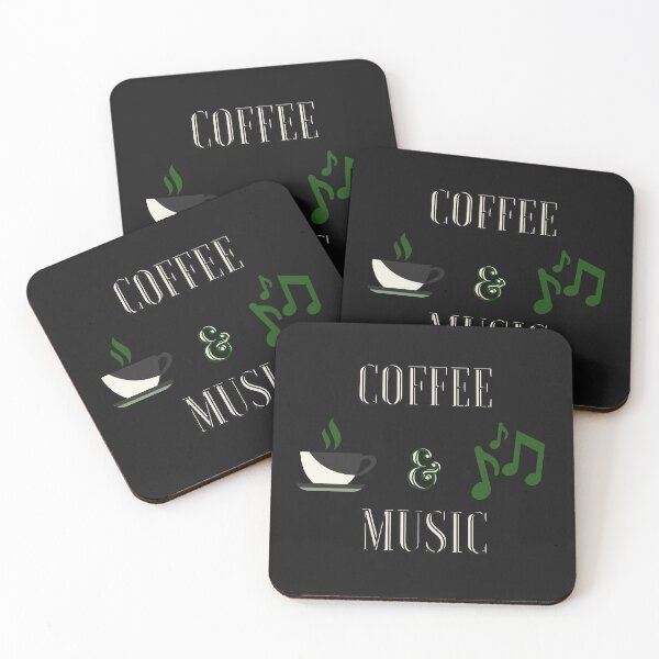 Item preview, Coffee And Music - Coffee T-Shirt designed and sold by AEONlC.