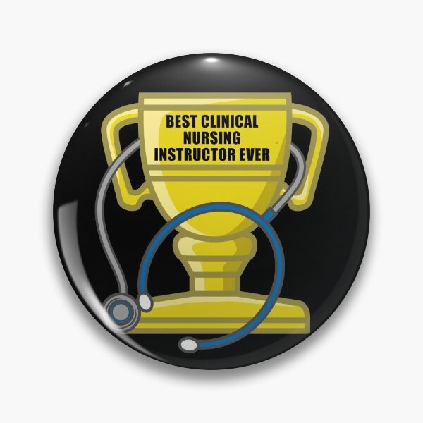 Item preview, Best Clinical Nursing Instructor Ever Funny Trophy Nurse designed and sold by larspat.
