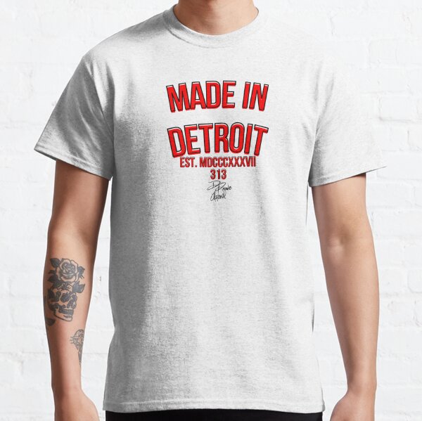 deadmansupplyco Vintage Baseball - Detroit Tigers (Orange Detroit Wordmark) Long Sleeve T-Shirt