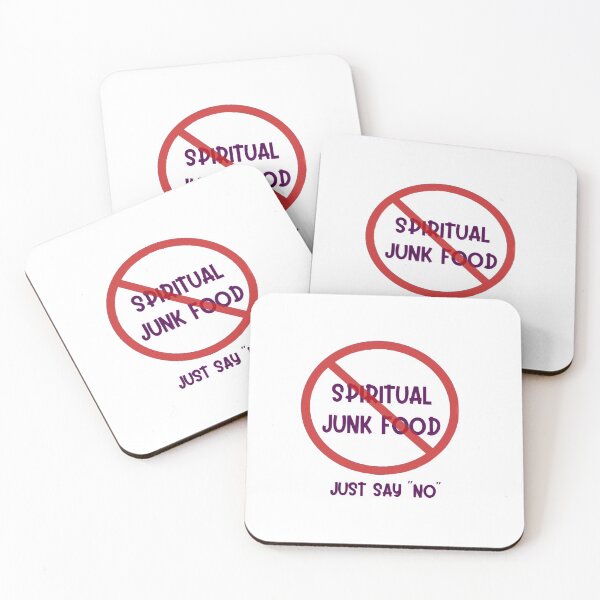 Item preview, NO SPIRITUAL JUNK FOOD designed and sold by THE AMERICAN TEEVANGELIST.