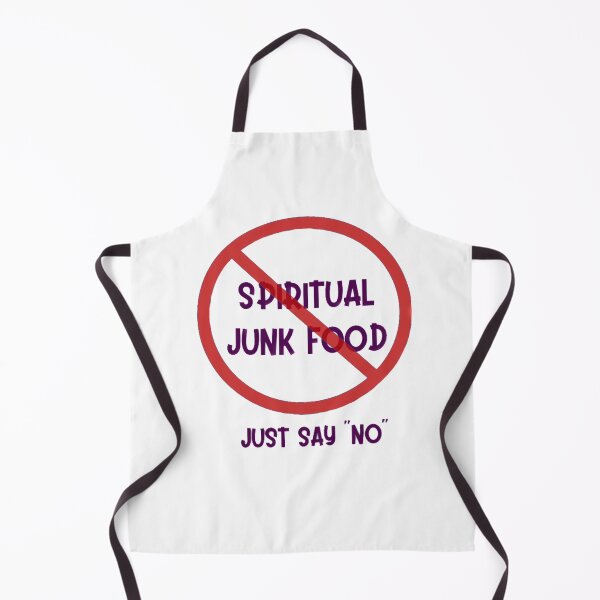 Item preview, NO SPIRITUAL JUNK FOOD designed and sold by THE AMERICAN TEEVANGELIST.