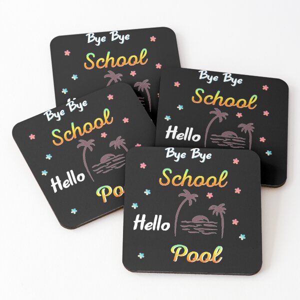Item preview, Bye bye school hello pool designed and sold by Lakki-s.