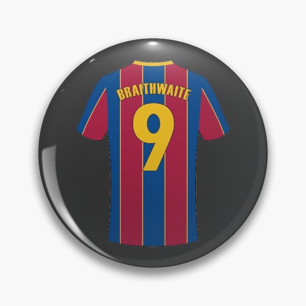 Item preview, Martin Braithwaite Barcelona football jersey number designed and sold by Justtrendytees.