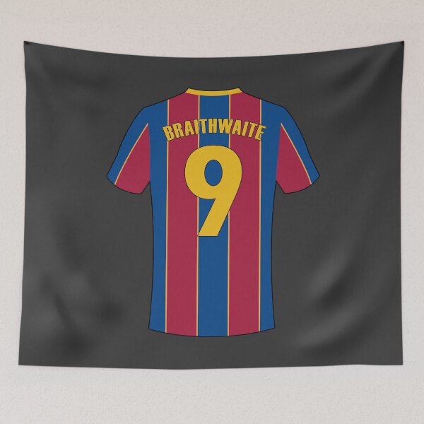 Item preview, Martin Braithwaite Barcelona football jersey number designed and sold by Justtrendytees.