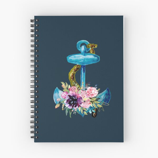 Item preview, Anchor  Rope with flowers painting designed and sold by VittaArtDream.