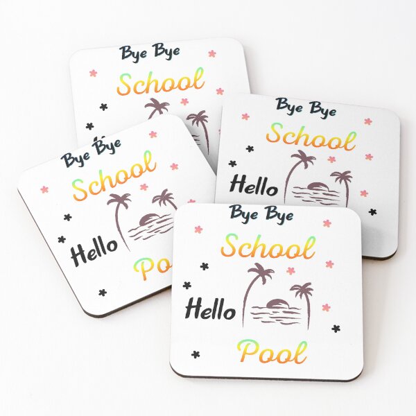 Item preview, Bye bye school hello pool designed and sold by Lakki-s.