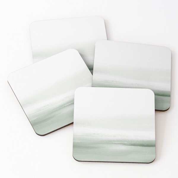 Item preview, Sage Green Abstract Watercolor 2, Art Print By Synplus designed and sold by synplus.