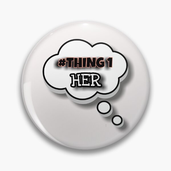 Item preview, Thing 1 Her & Thing 2 Him , one & two creativity , Couples Things , whole Familly Collection  designed and sold by Shirt-u.