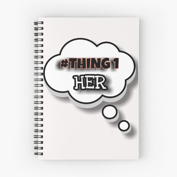 Item preview, Thing 1 Her & Thing 2 Him , one & two creativity , Couples Things , whole Familly Collection  designed and sold by Shirt-u.