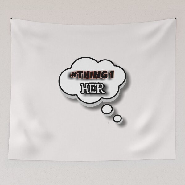 Item preview, Thing 1 Her & Thing 2 Him , one & two creativity , Couples Things , whole Familly Collection  designed and sold by Shirt-u.