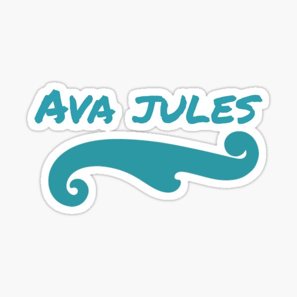 "Ava jules design" Sticker by Dawnstyle Redbubble